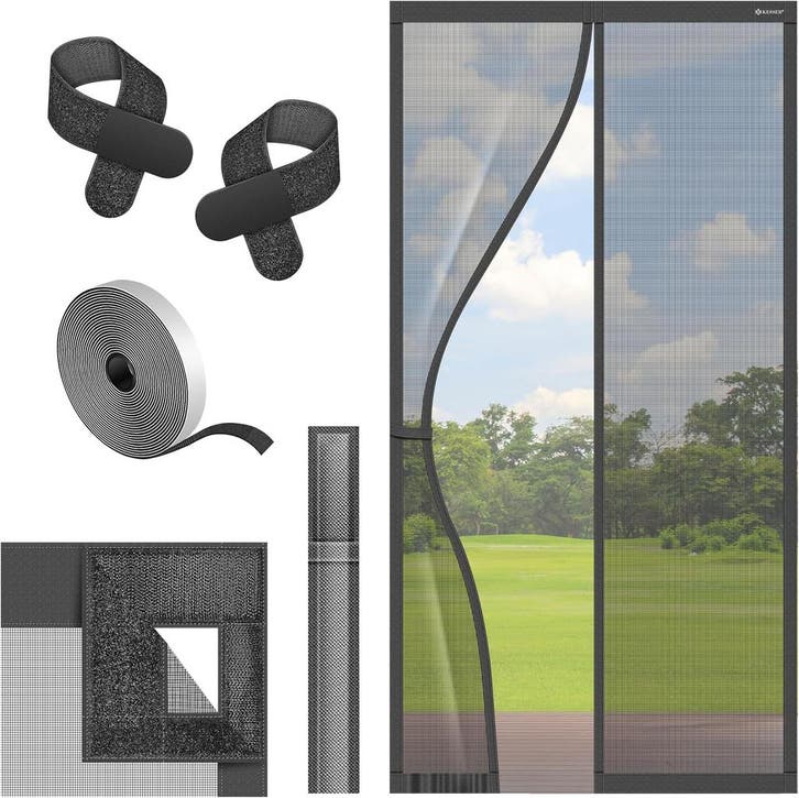 KESSER® Magnetisch deurgordijn - Vliegengordijn - 80x200cm -, Doe-het-zelf en Bouw, Deuren en Vliegenramen, Nieuw, Verzenden