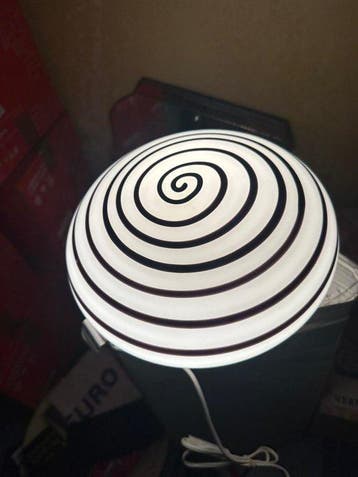 Ilu design - Lamp - Swirl / Zebra - Muranoglas - Tafellamp