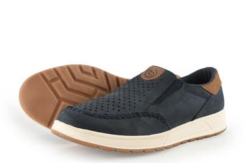 Bugatti Instappers in maat 40 Blauw, Kleding | Heren, Schoenen, Bugatti, Overige typen, Zo goed als nieuw, Verzenden