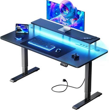Zit sta bureau - Elektrisch - Verstelbaar - 140x60 cm - Zwar, Maison & Meubles, Verzenden