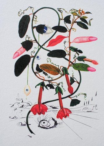 Salvador Dali (1904-1989) - Flordali : Arbre fou, Antiquités & Art