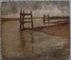 Victor Simonin (1877-1946) - Langs de Schelde, Antiek en Kunst
