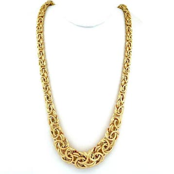 Handmade - Collier - Bizantina Degradè - 18.2 g - 18 carats