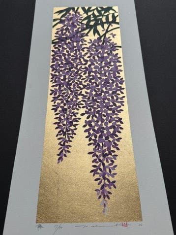 Wisteria - Edition of just 30 - Hajime Namiki (b 1947) -