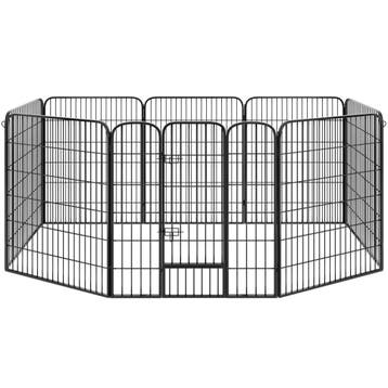 tectake Puppyren 8-hoekig - 100 cm, Verzenden, Nieuw