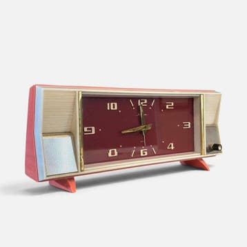 Bureauklok - Rhythm No. 6839 – Vintage Japanese Mechanical