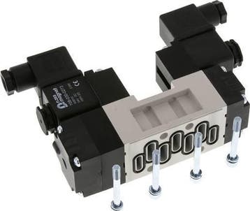 5/3 ISO 5599-1 Electrovanne centrale déchappement 230V AC, Verzenden