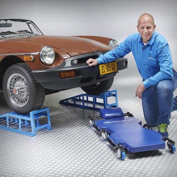 Datona Garage ligkar met extra comfort - Datona - Blauw, Ophalen of Verzenden, Nieuw