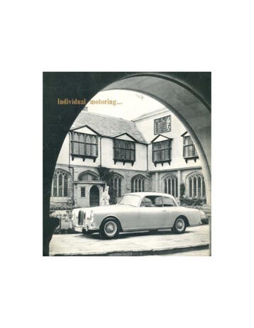 1967 ALVIS THREE-LITRE (TF21) BROCHURE ENGELS