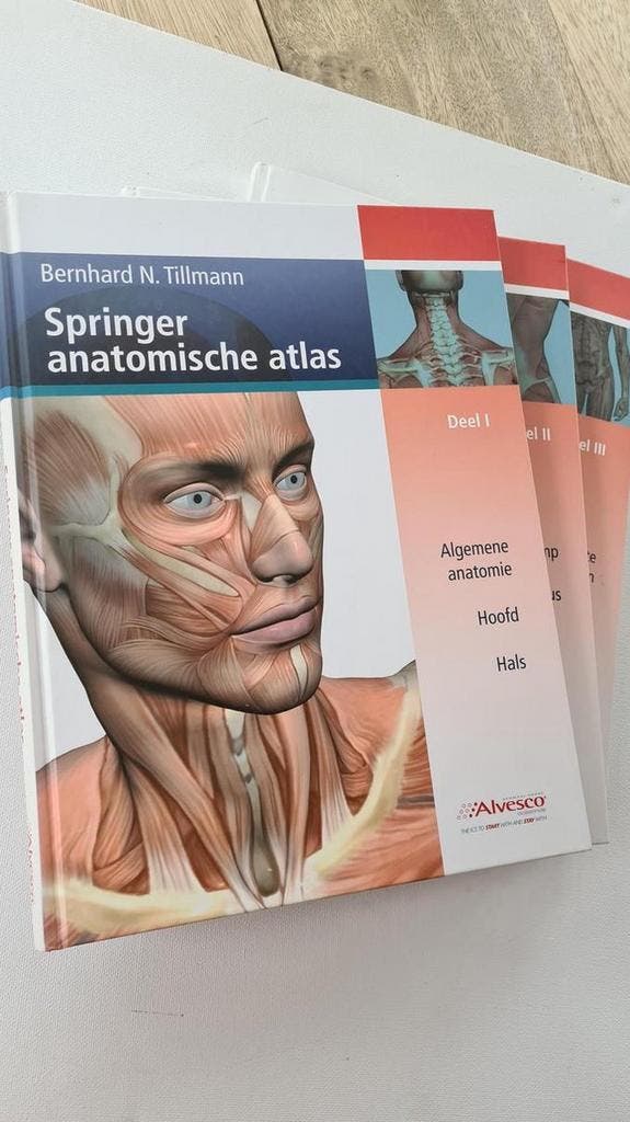 Springer anatomische atlas [3 delen in cassette], Livres, Science, Envoi