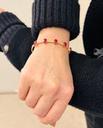 Armband - 18 karaat Roségoud - 6.53ct. tw. Robijn - Diamant