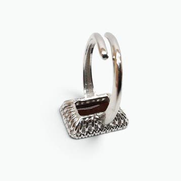 Zilver - Ring - Italiaans vakmanschap, Antiek en Kunst, Curiosa en Brocante