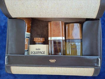 Reisset met toiletartikelen - Glas - HERMES Equipage
