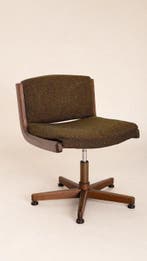 Bureaustoel (5) - Hout, Textiel - houtbewerking door een