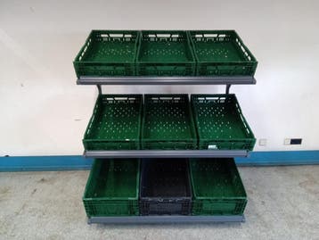 Groentestelling – B120 x D68 x H141 cm – met 3 etages