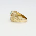 Bague - 14 carats Or jaune Émeraude, Bijoux, Sacs & Beauté