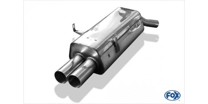 FOX BMW E36 316/ 318/ 320/ 323/ 325/ 328 einddemper - 2x76 t, Autos : Pièces & Accessoires, Systèmes d'échappement, Envoi