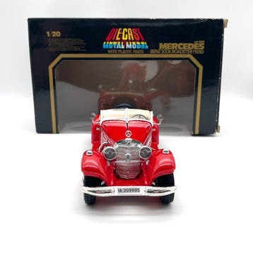 Bburago 1:18 - Voiture miniature - Mercedes-Benz 500 K, Nieuw