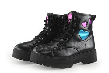 Skechers Laarzen Meisjes in maat 34 Zwart, Verzenden, Jongen of Meisje, Skechers, Laarzen