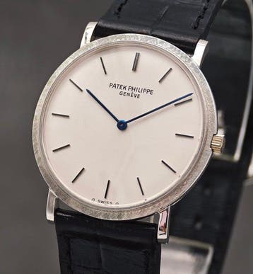 Patek Philippe - Calatrava White Dial Fine Textured Bezel, Nieuw