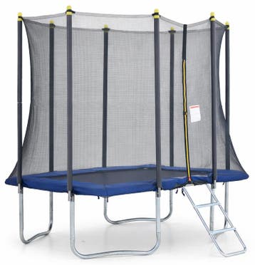 Rechthoekige trampoline 215x155cm - Tweede kansje, OP = OP, Kinderen en Baby's, Verzenden, Zo goed als nieuw
