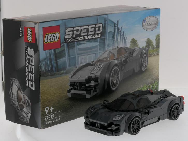 LEGO 76915 Pagani Utopia Speed Champions hypercar Gebouwd..., Hobby en Vrije tijd, Modelauto's | Overige schalen, Gebruikt, Ophalen of Verzenden