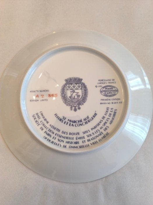 Limoges - Louis Dali - Bord (12) - Porselein - Complete, Antiek en Kunst, Curiosa en Brocante