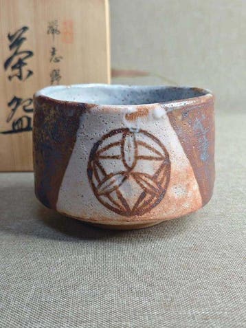 Japanese Shino ware - Theekom - Keramiek - Shino-keramiek