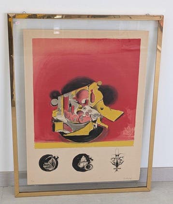 Graham Sutherland (1903-1980) - Composizione rossa