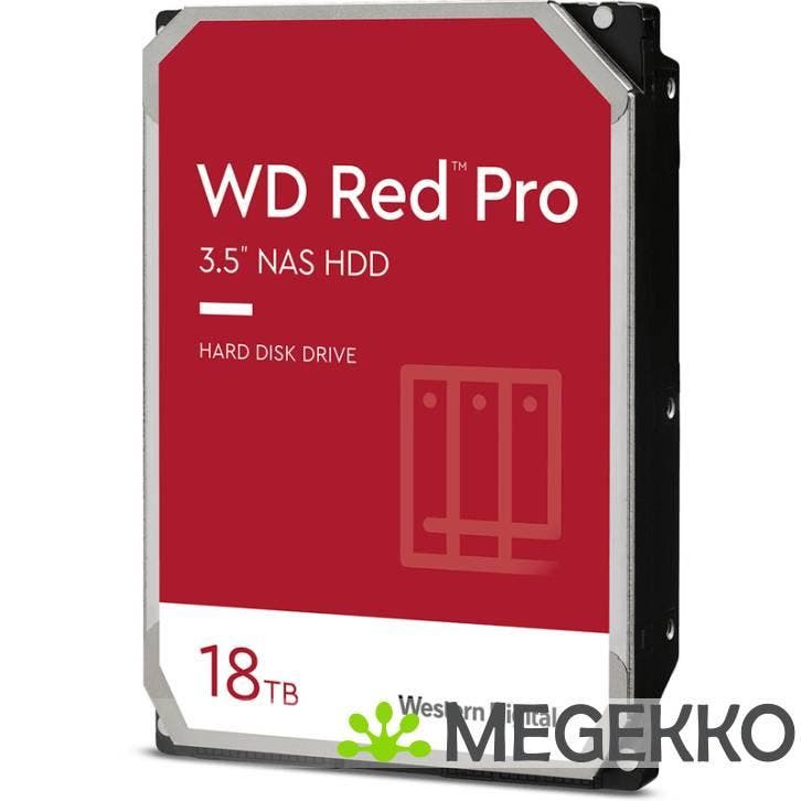 WD HDD 3.5  18TB S-ATA3 512MB WD181KFGX Red Pro, Computers en Software, Harde schijven, Nieuw, Verzenden