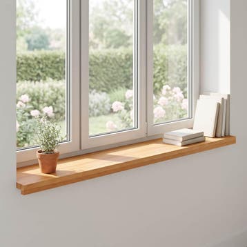 vidaXL Raamprofielen 2 st Lichtbruin 140 x 15 x 2 cm, Verzenden