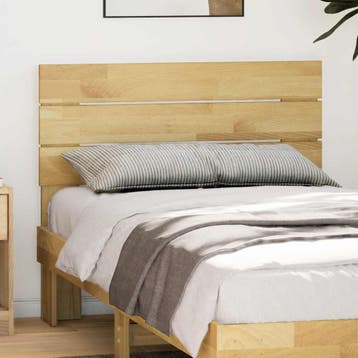 vidaXL Hoofdbord 75 cm massief hout eiken, Verzenden, Nieuw