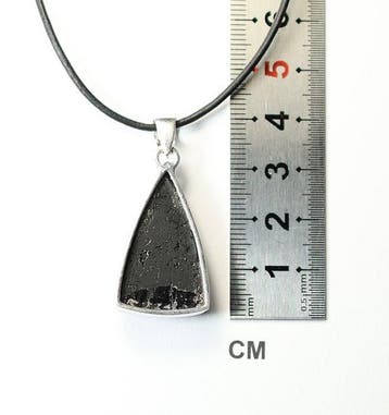 Zwarte toermalijn Hanger / rauw / nieuw- 9.12 g - (1)