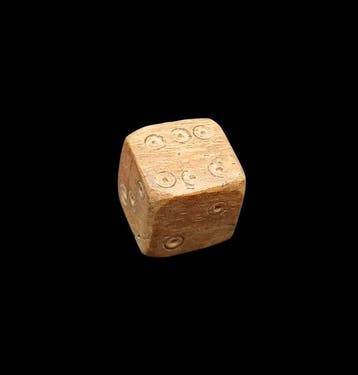 Oud-Romeins Been Dobbelstenen Gooien - 13 mm (Zonder
