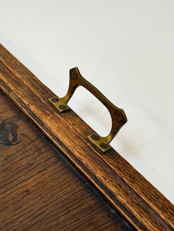 Plateau de service - Chêne - Art déco, Antiquités & Art