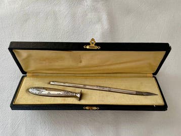 French - Ensemble de bureau (2) - Argent 800, Nieuw