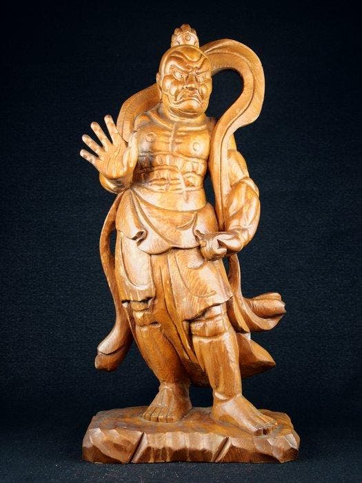 The guardian deity of the Asakusa  Kaminarimon ,, Antiek en Kunst, Antiek | Overige Antiek