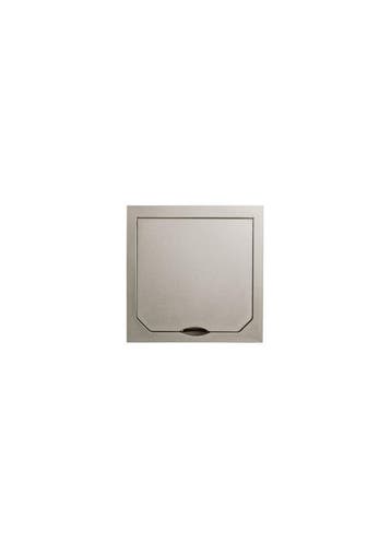 ABL 1471PLM Platina Matte Stopcontactdeksel 94 x 94 MM IP41, Verzenden