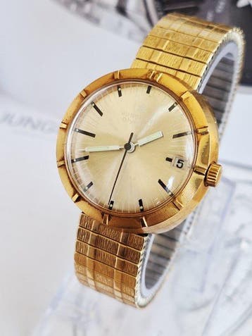 Junghans - Olympic mechanische cal 620.52 - Zonder, Handtassen en Accessoires, Horloges | Heren, Nieuw