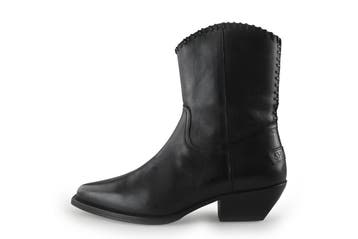 Shabbies Amsterdam Cowboy laarzen in maat 39 Zwart, Shabbies Amsterdam, Verzenden, Zwart, Zo goed als nieuw