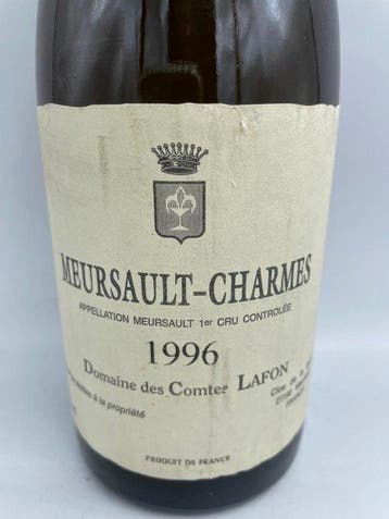 1996 Domaine des Comtes Lafon Charmes - Meursault 1er Cru, Collections