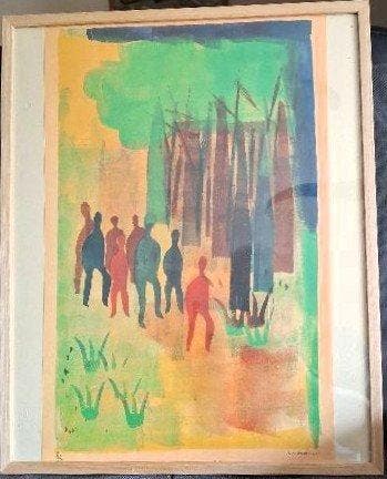 H.N. Werkman (1882-1945) - De kinderen in het bosch