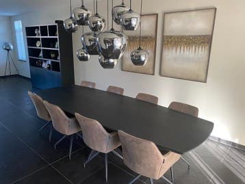 Eettafel Deens ovaal massief eiken, Huis en Inrichting, 100 tot 150 cm, Verzenden, Eikenhout, Vijf personen of meer