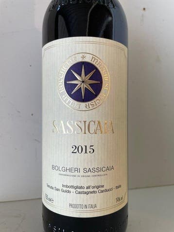 2015 Tenuta San Guido, Sassicaia - Super Tuscans - 1, Verzamelen, Nieuw