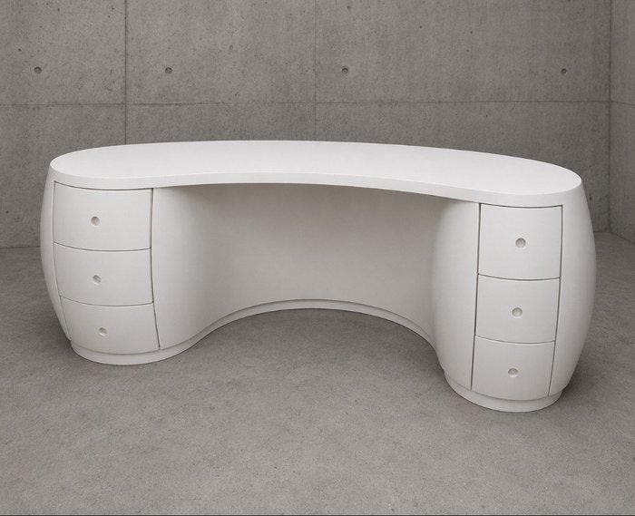 Bureau - MDF - space age bureau, Antiek en Kunst, Kunst | Designobjecten