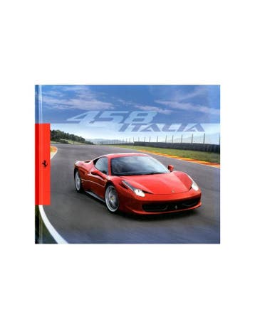 2009 FERRARI 458 ITALIA HARDCOVER BROCHURE 3580/09, Ophalen of Verzenden