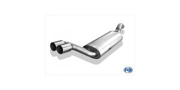 FOX Audi 80/90 type 81 einddemper - 2x76 type 10, Verzenden, Nieuw