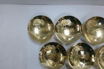 Tafelservies (9) - Verguld