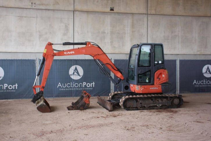 Veiling: Rupsgraafmachine Kubota KX155-5 Diesel 29.2kW 2019, Articles professionnels, Machines & Construction | Grues & Excavatrices