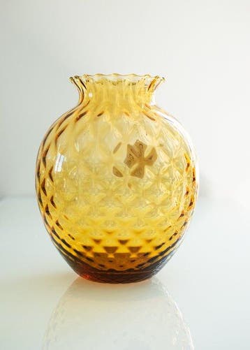 Alessandro Coppola - Mariana Iskra - Vaas - Glas - Gratis, Antiek en Kunst